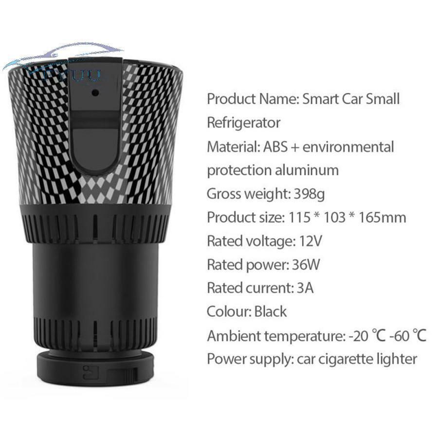 1x 36W 2-in-1 Car Cooler Warmer Water Coffee Beverage Milk Warmer Heater Cooler