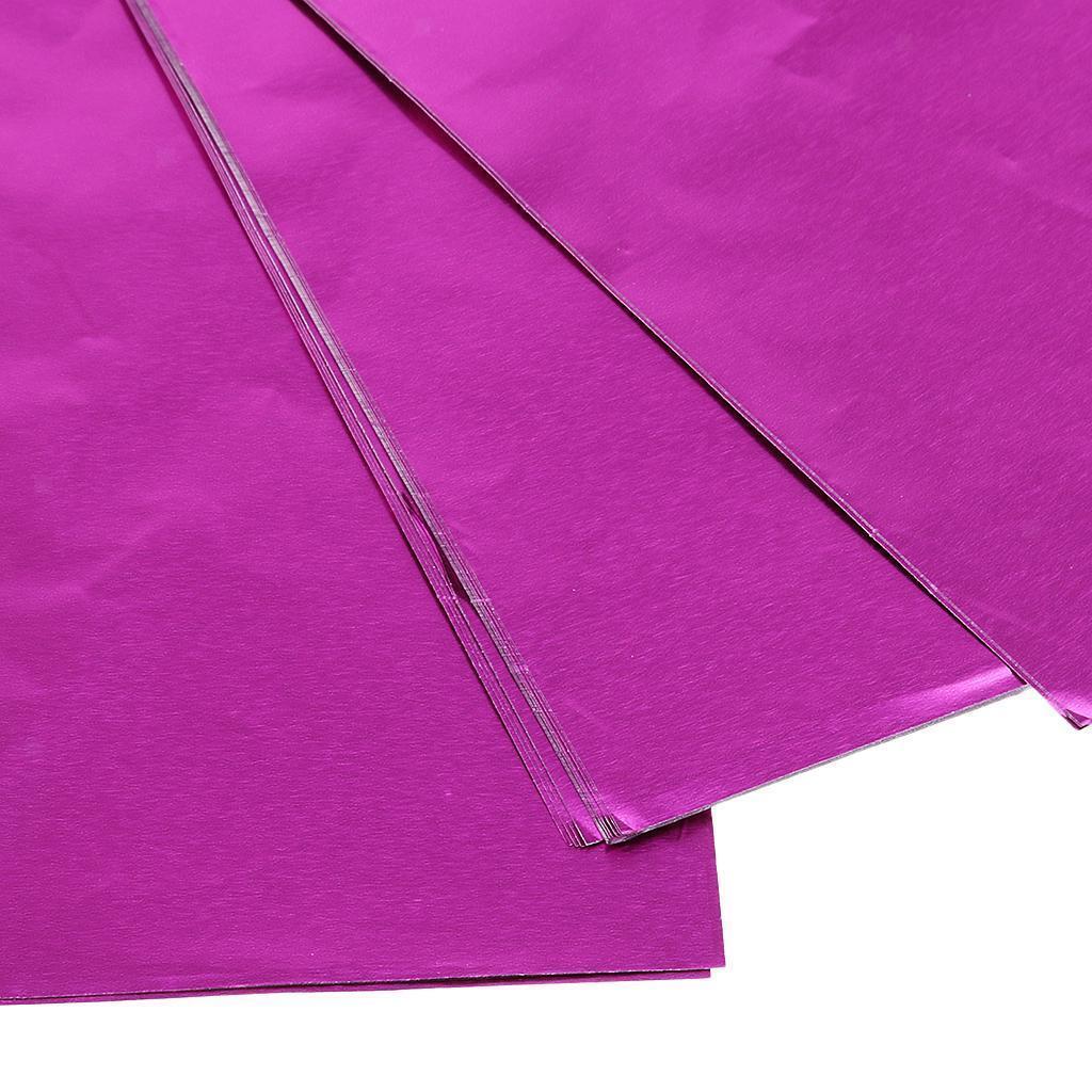 100pcs Sweets Candy Package Foil Paper Chocolate Lolly Wrappers Pink