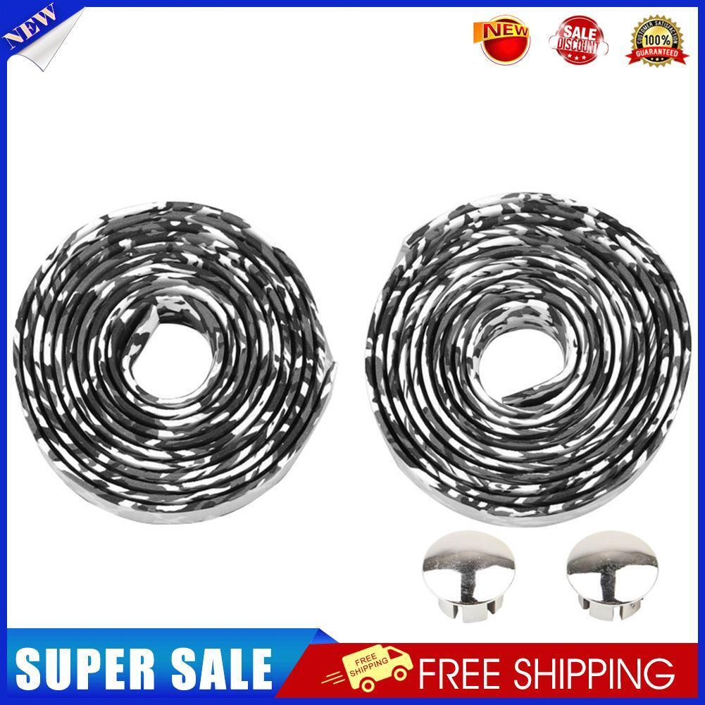 2pcs Rubber MTB Bike Handlebar Tape Plugs Anti-Slip Bicycle Handle Bar Belt
