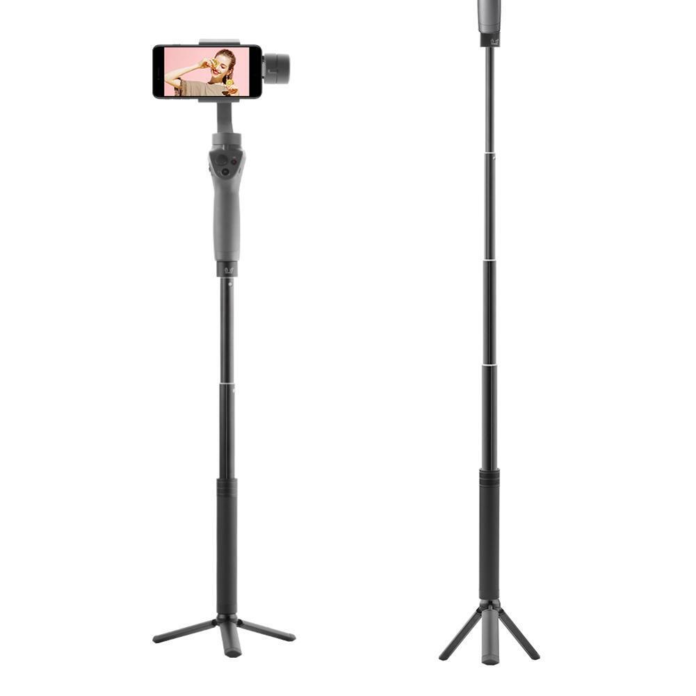 2 in 1 Extension Bar Stick Tripod Stand w/1/4 Screw for DJI OSMO Mobile 2