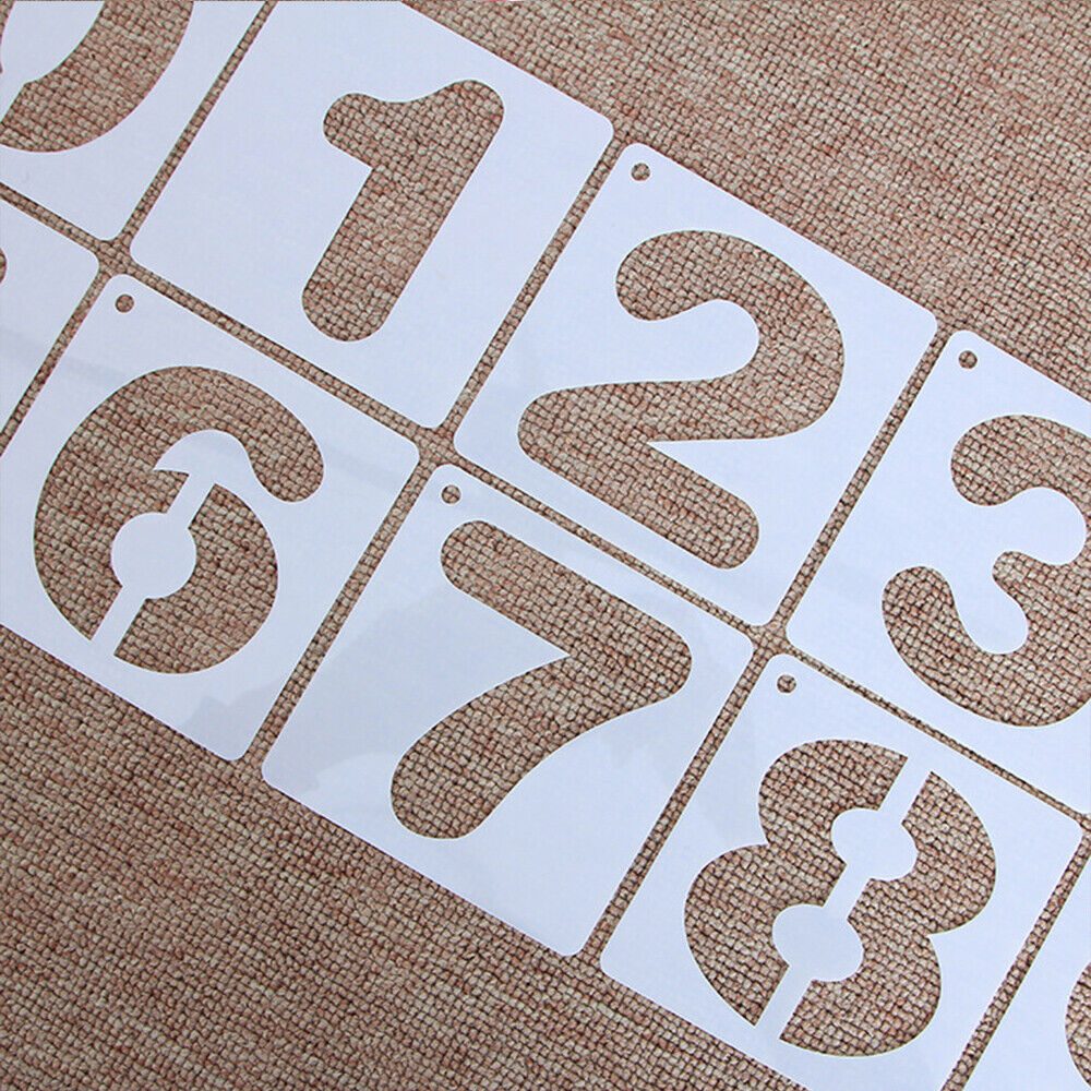 Spray Paper Card Layering Stencils Letter Alphabet Number Number Painting