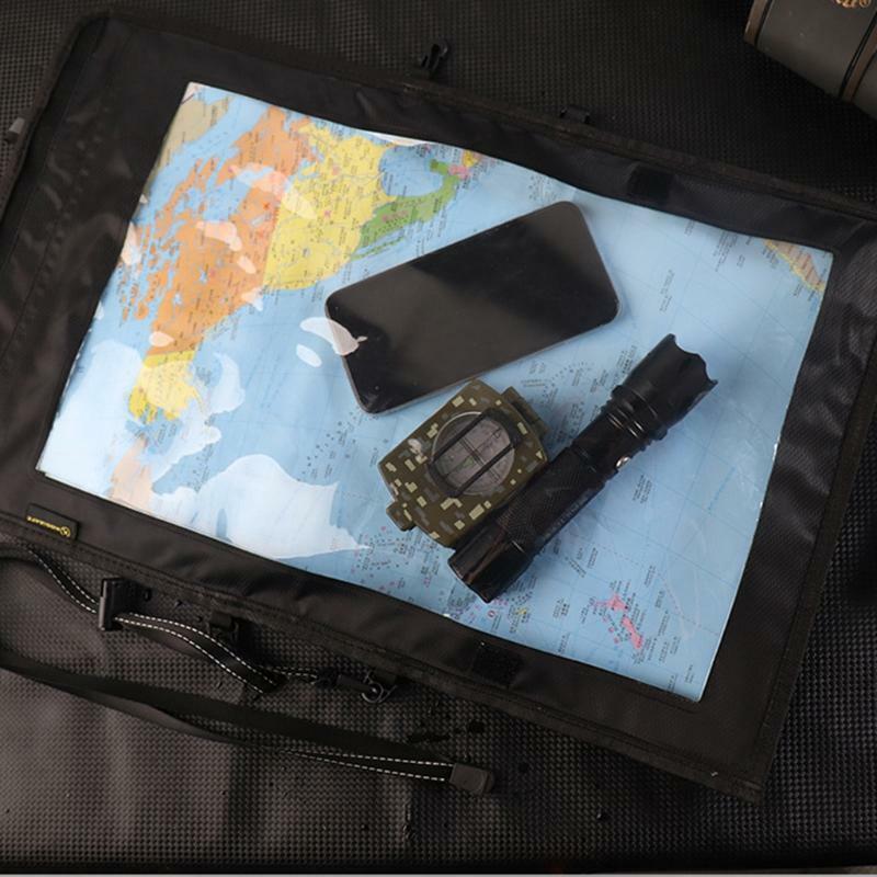 Waterproof Map Bag Waterproof PVC Map Case Carrier Outdoor Cover for Travel