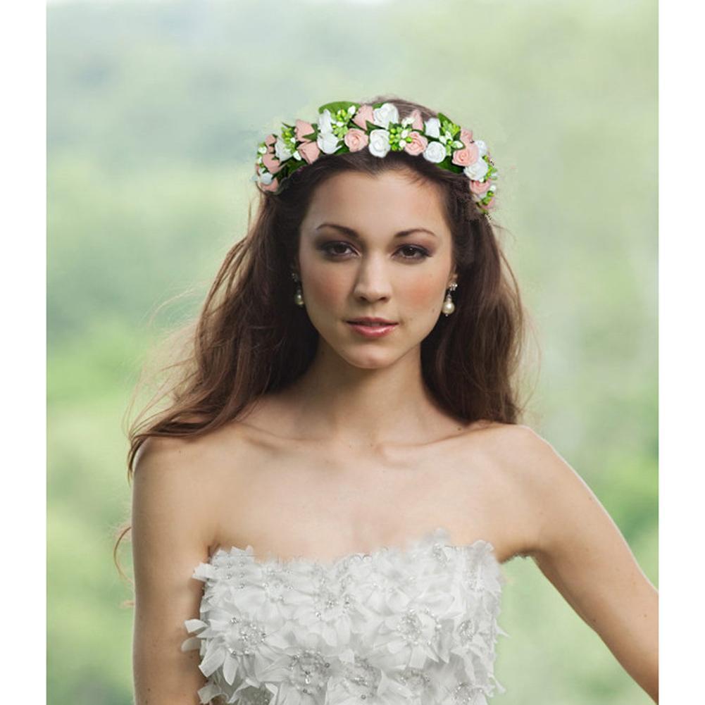 The Bride Headdress Headdress Flower Children's Wreath Tire