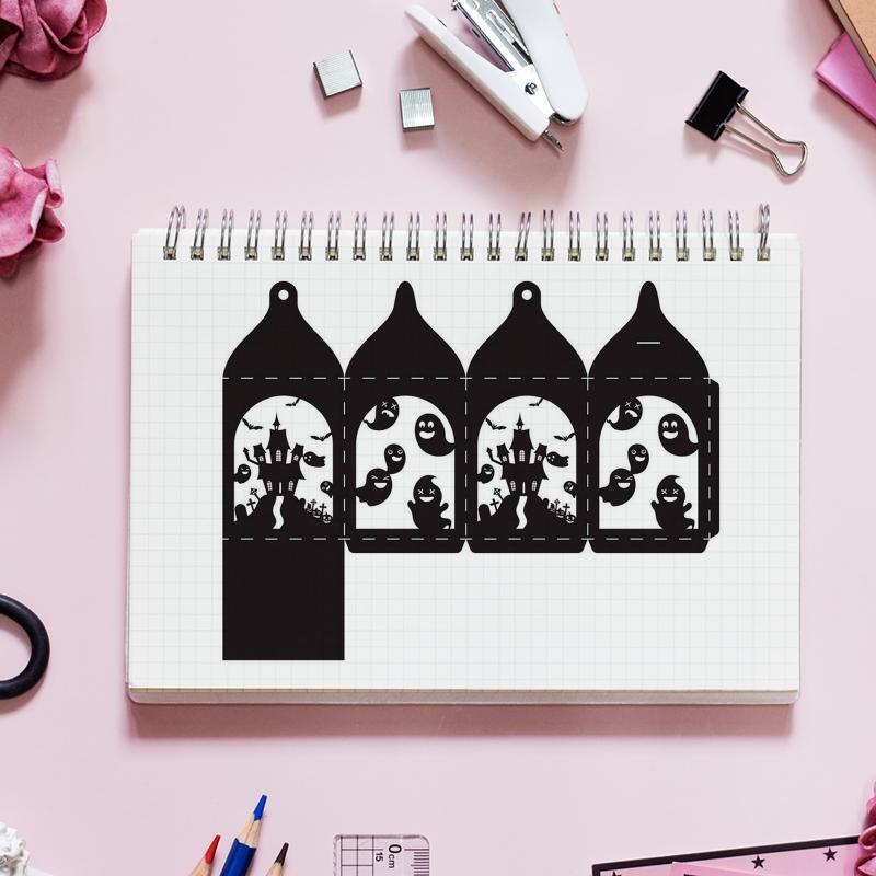Ghost Gift Box Cutting Dies Photo Album Decoration Accessories DIY Crafts