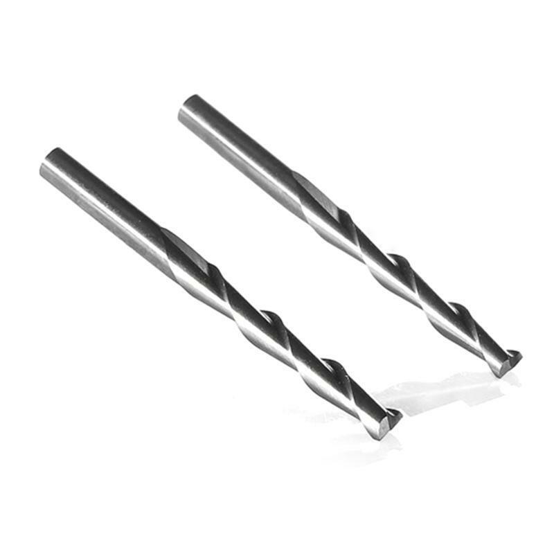 10x Spiral Router Bits 3.175x2x22mm 2 Flutes Ball Nose Engraving Milling Cutter
