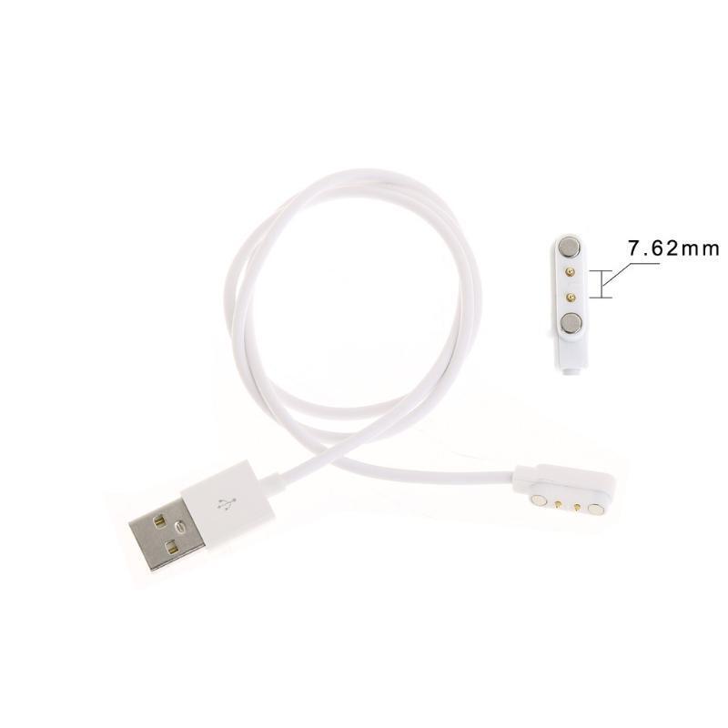 Power Charge Holder Stand Base Magnetic Charger Cable for Smartwatch 2Pin 7.62mm