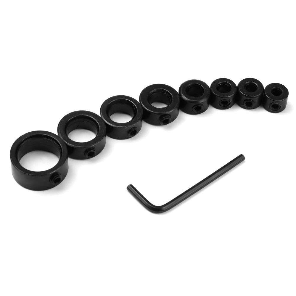 Kit Collars Locator Drill Bit Limited Ring Hex Wrench Depth Stop Positioner