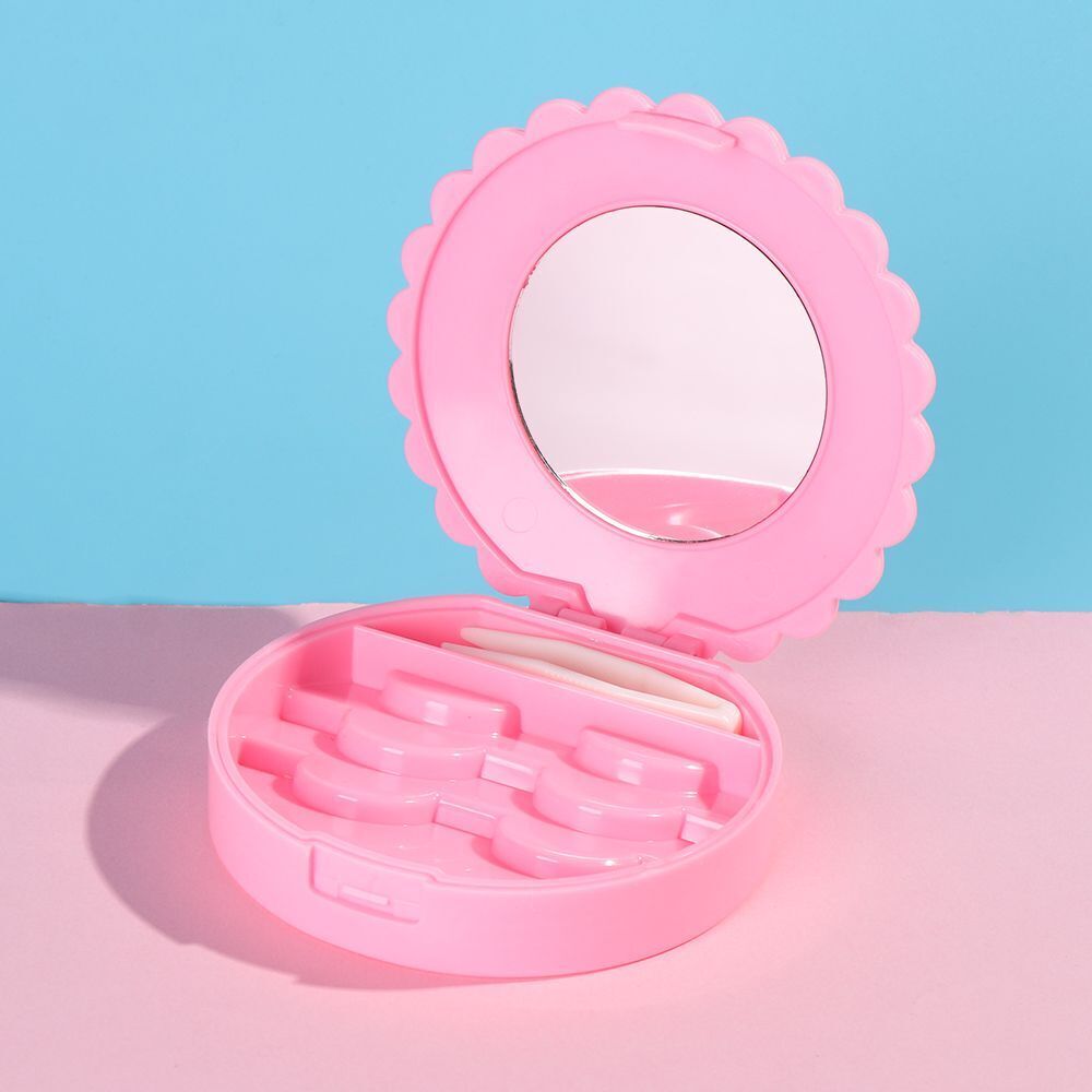 Case Pink False Eyelash Box Lashes Container Box Lashes Organizer Makeup Tool