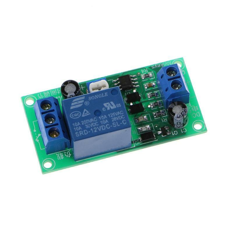 DC 12V To 30V DC/250V AC 0-60S Adjustable Delay Timer Switch NE555 Relay Module