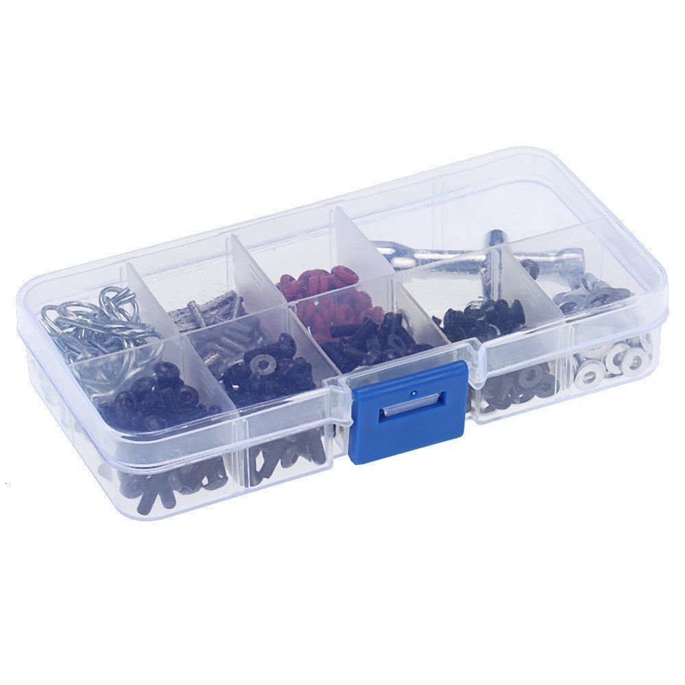 quality boxed 270PCS Carbon steel Bolt Gasket Hex Bolts Nut Round Head Bolt