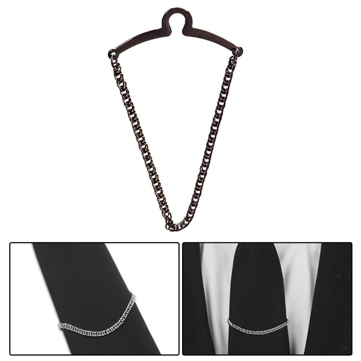 Necktie Tie Clips Fixed Clip Copper Tie Bar Clip Casual Pendant Classic Link