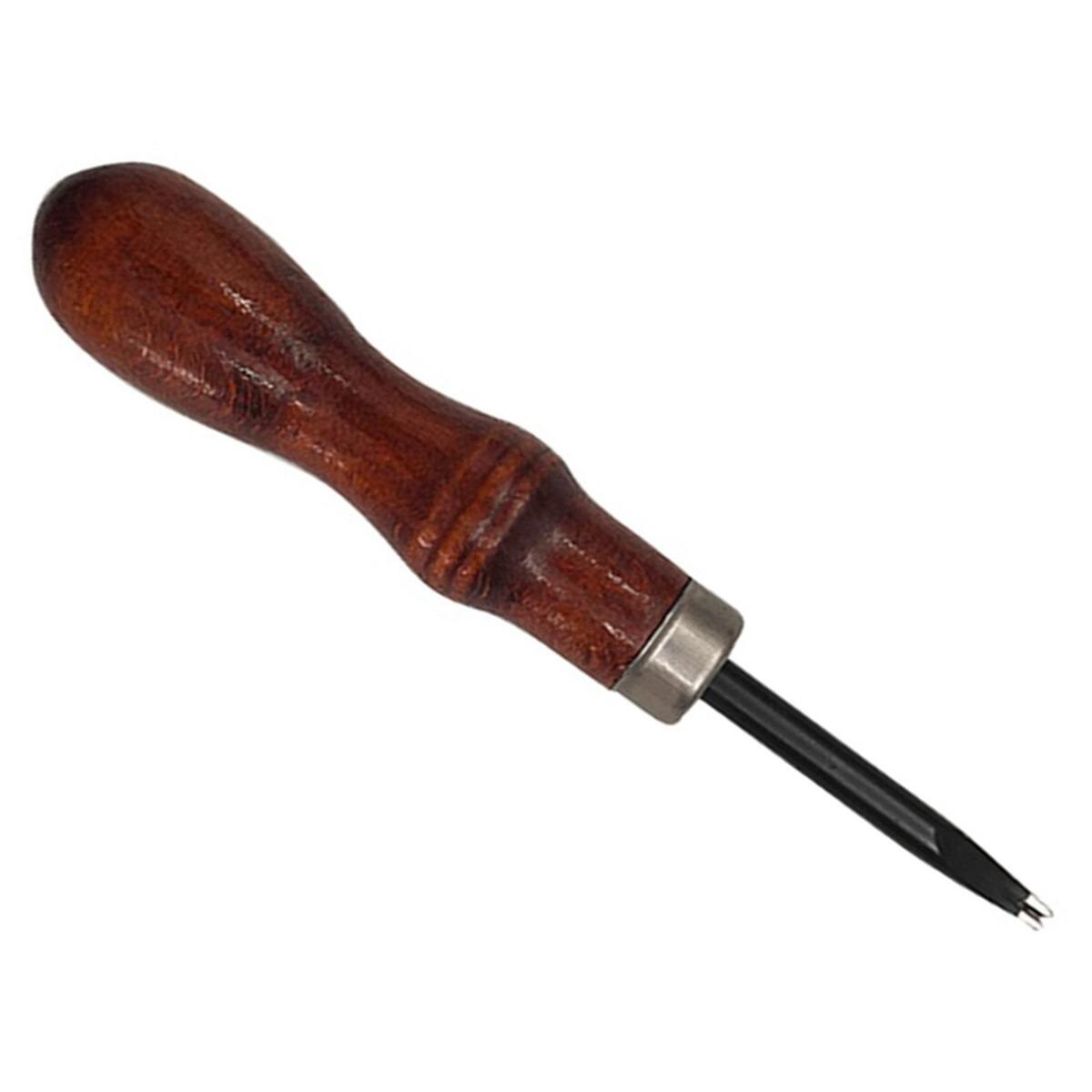 Leather  Beveler Wooden Handle Craft Leather Cutting Trimming Tools