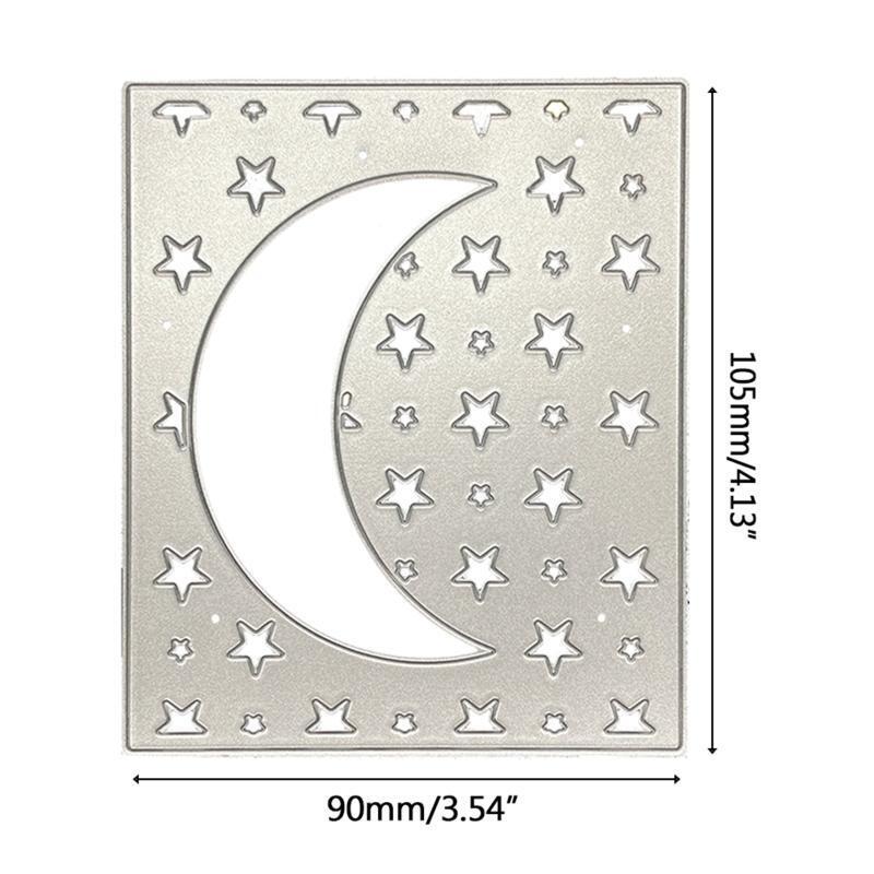 Starry-Night Cutting Dies Carbon Steel Embossing Die Cuts for Kids Card Making