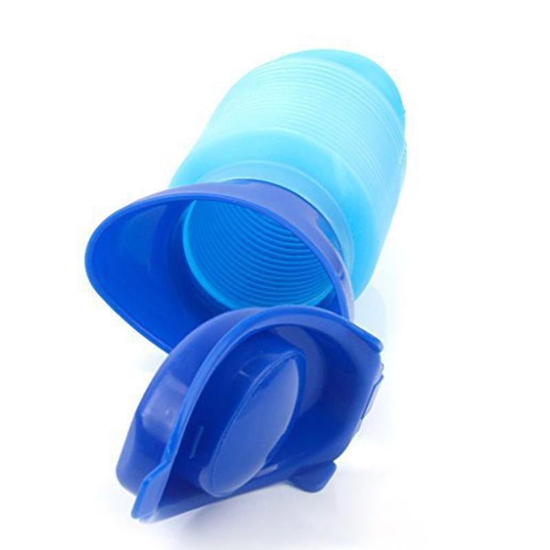 750ML Shrinkable Urinal Mobile Toilet Potty Pee Urine Bottle for Travel Queuing