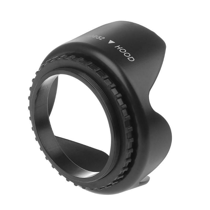 52mm Screwed Flower Petal Sunshade Lens Hood For Nikon Sony DSLR Camera