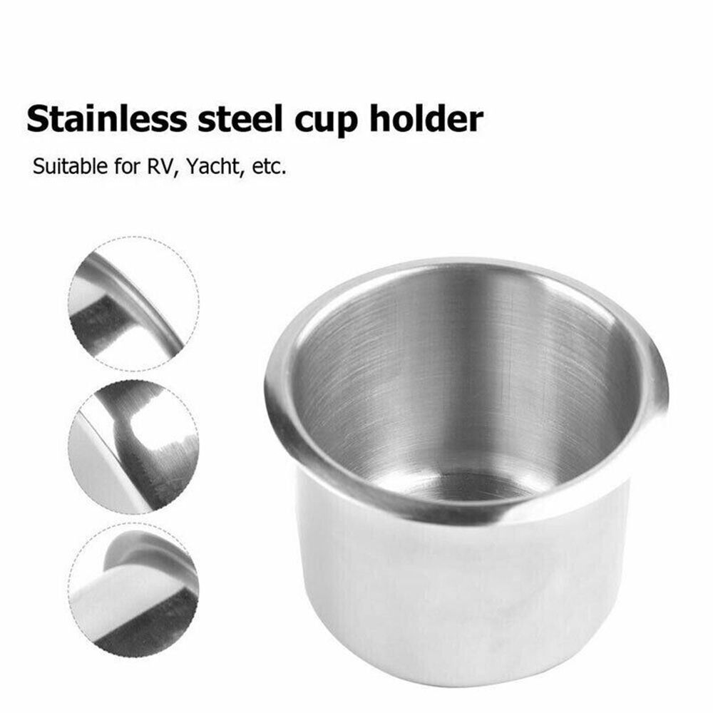 Drinks Holders Drink Cup Holder Recessed Drop Boat Marine Stainless Steel