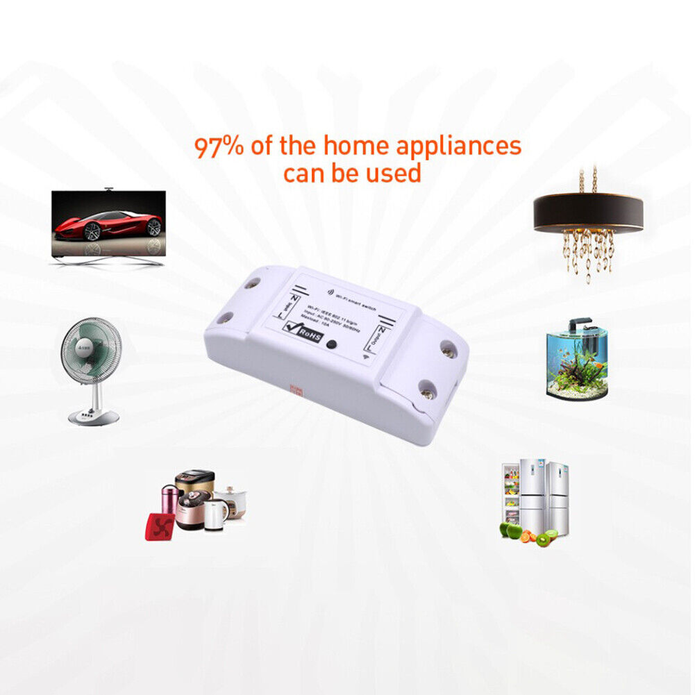 WiFi Smart Light Switch Wireless Remote Home LED Breaker Controller Module