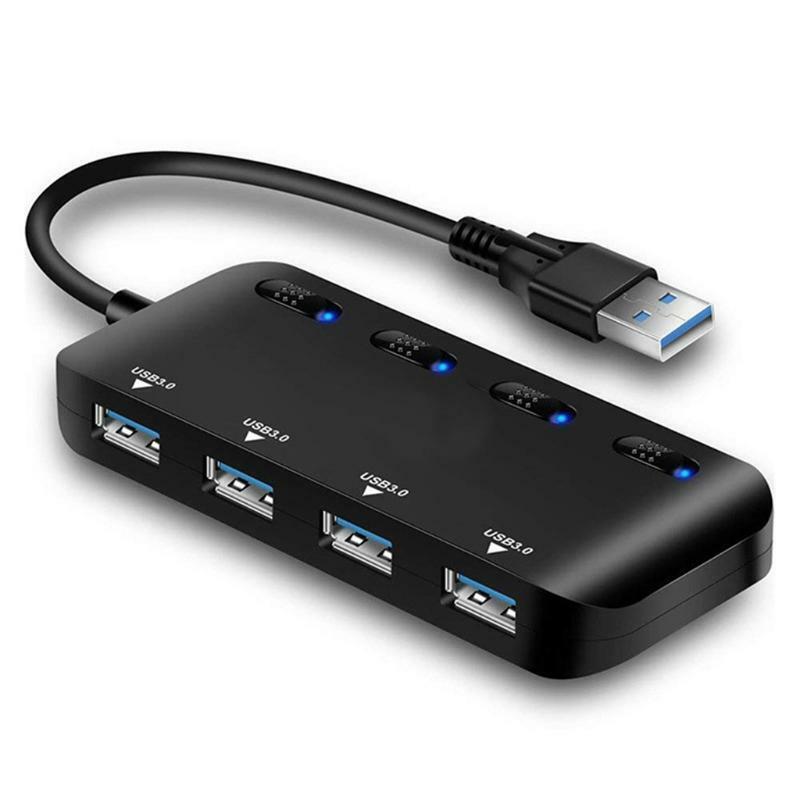 4-port Usb3.0 Hub 1 to 4 Splitter Usb 3.0 Hub Adapter High Speed 5Gbps 4 Ied