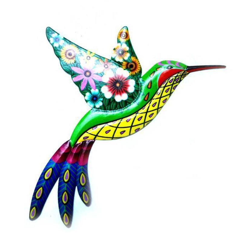 Indoor Outdoor Wrought Iron Hanging Wall Sculpture Decoration for Living Room