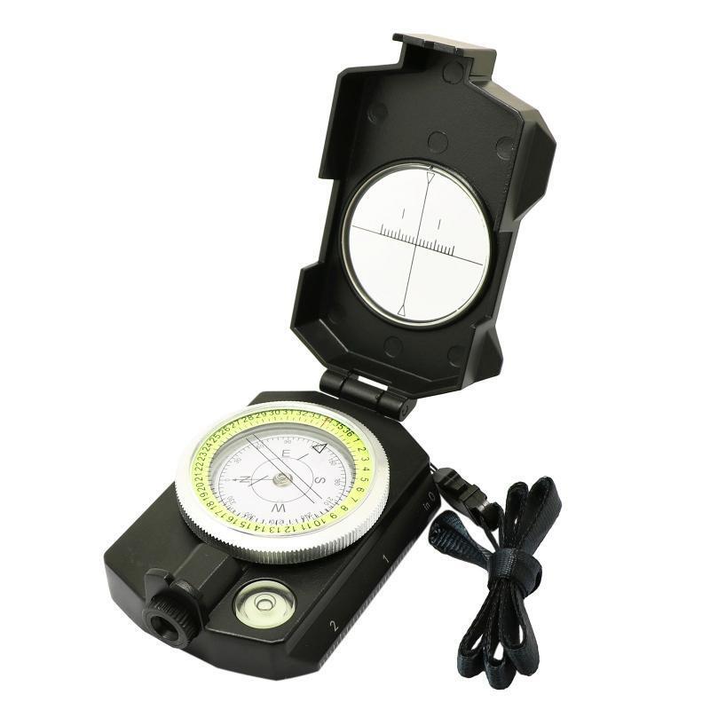 Sighting Compass High Precision Survival Camping Hiking Compass w/ Inclinometer