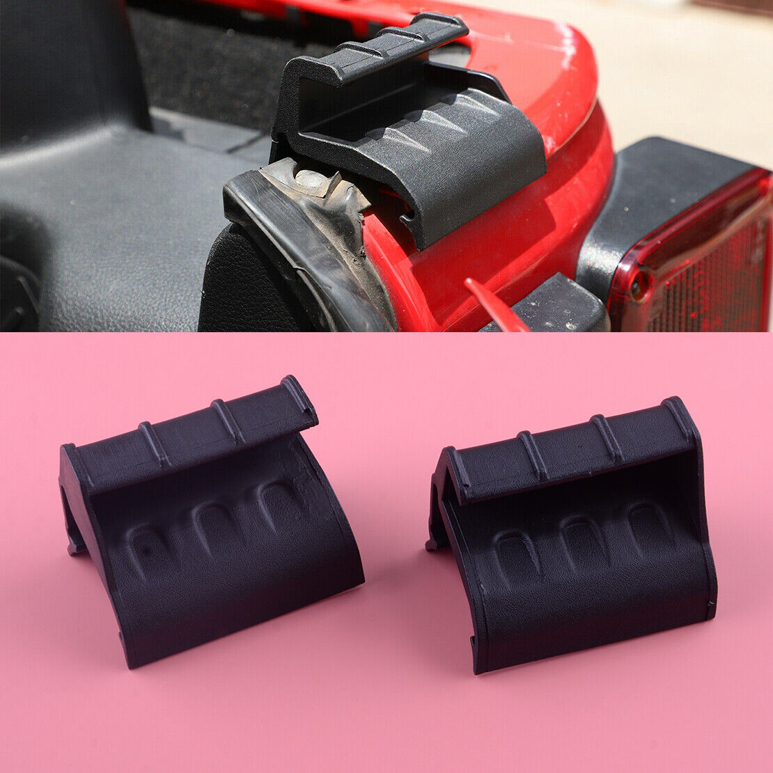 Soft Top Rear Window Tailgate Retainer Fit for Jeep Wrangler JK 2007-21/2022