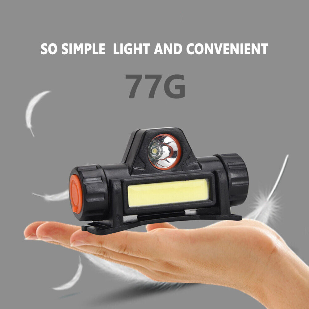 LED Headlamp Super Bright Warning Headlights for Riding Running Camping