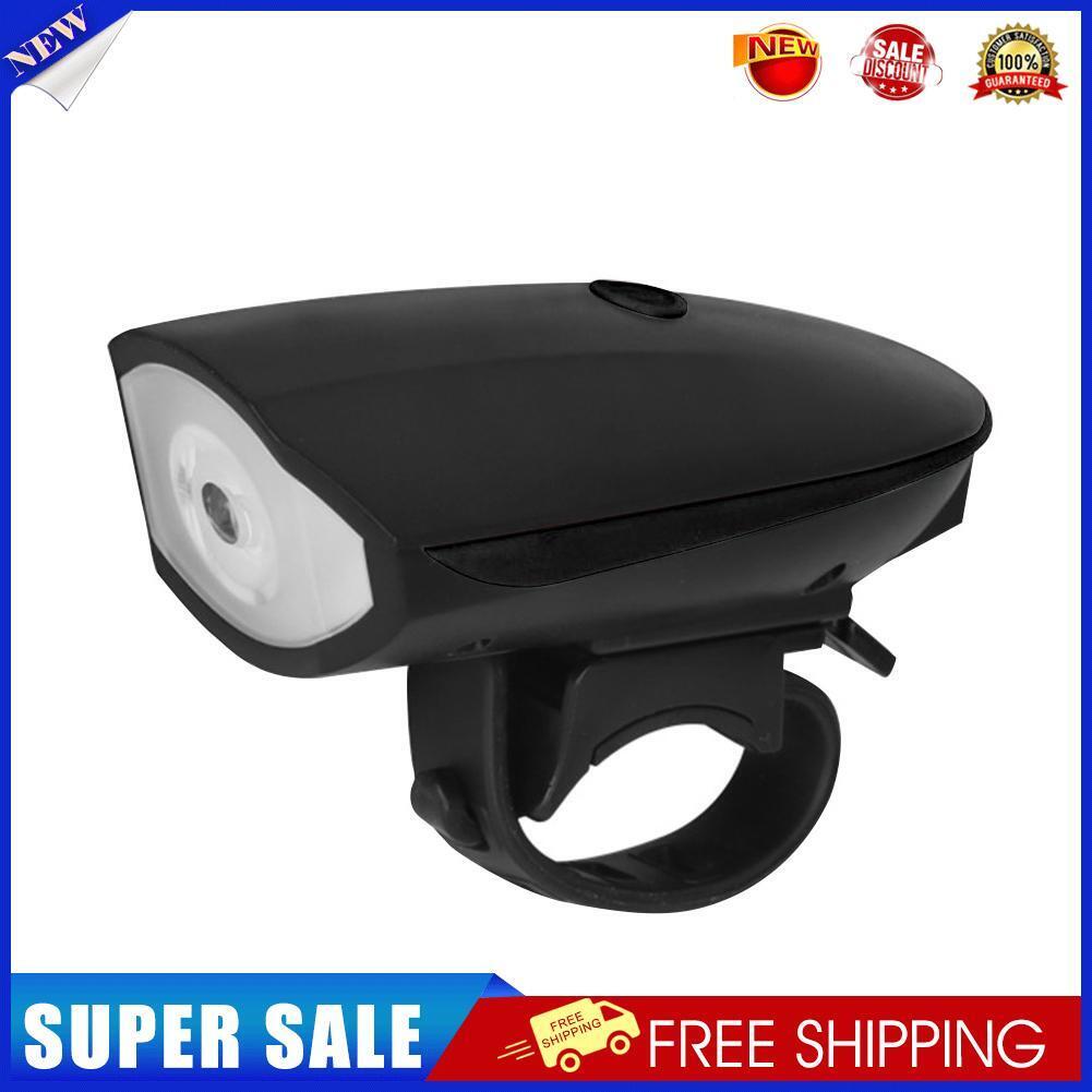 Rechargeable MTB Bicycle Waterproof 240LM XPG LED Headlight w/ Horn (Black)