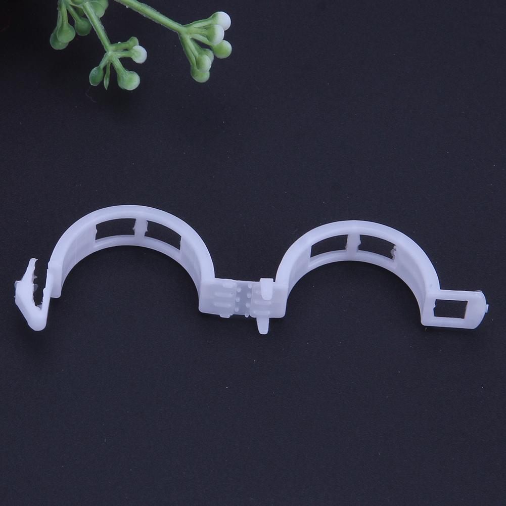 100pcs Garden Plant Support Clips for Trellis Twine Greenhouse Tomato