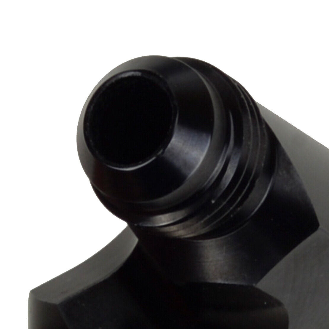 6AN Y Fuel Block Fitting Junction Coupler Adapter 6/6/6 T -6/-6/-6 BLACK