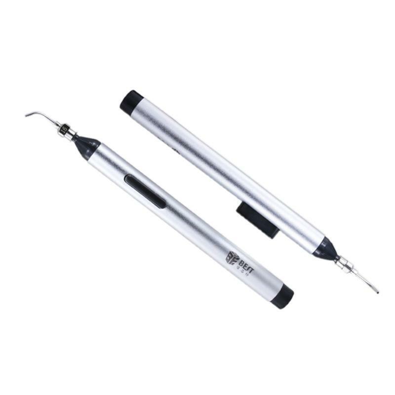 Vacuum Sucker Pen with 3 Size Suction Headers for IC SMD Electronics DIY Tools