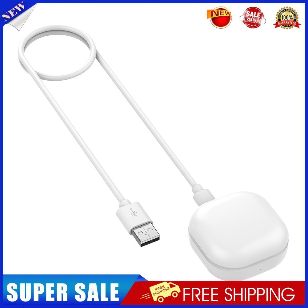 Earphone Charger Cable Charging Protective Box for Galaxy Buds Live (White)
