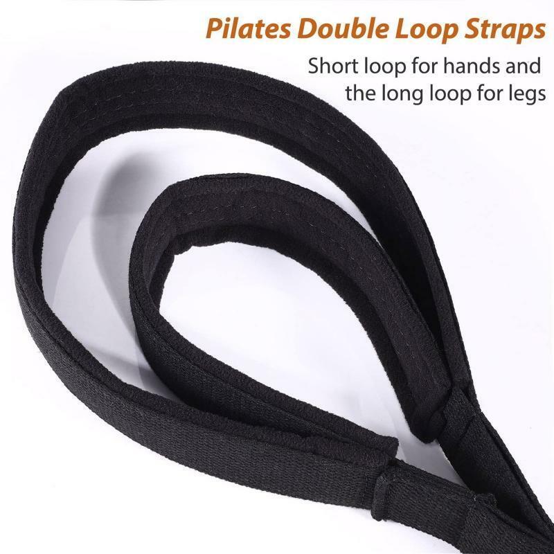 Pilates Reformer Double Loop Straps Handle D-Ring Fitness Yoga Accessories Gift