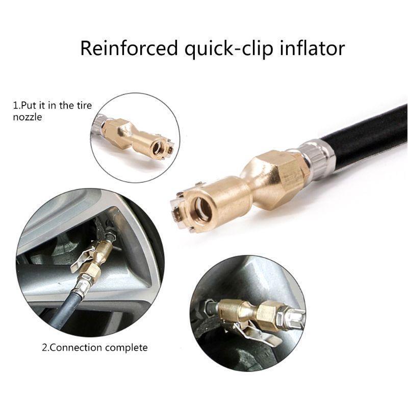 Car Bicycle Tyre Air Pressure Gauge Meter Tool Metal Manometer Barometers Tester