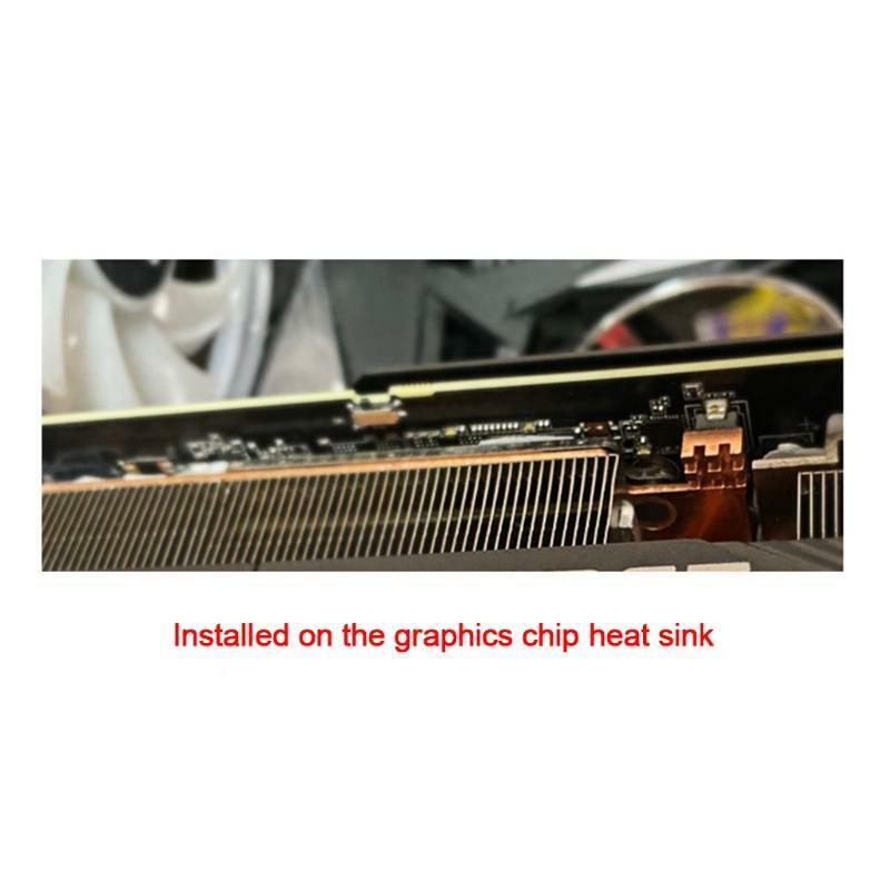 Pure Copper Heatsink PC Memory Cooler with High Performance Thermal Adhesive
