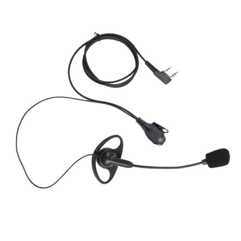 2 Pin PTT Mic Headset for UV-5R 888S 777S 666S BF Handheld Walkie Talkie