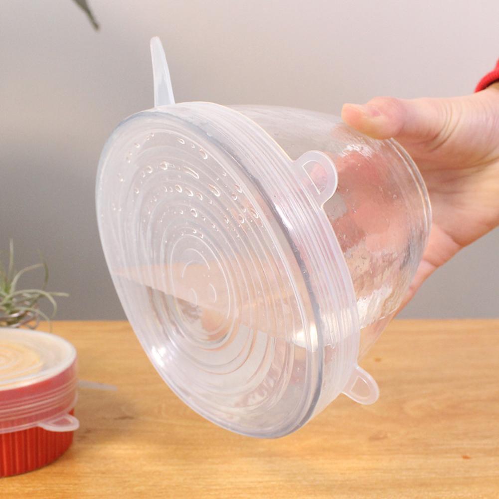 Heat Resistant Reusable Stretch Silicone Lids Food Wrap Bowl Cover (11cm)