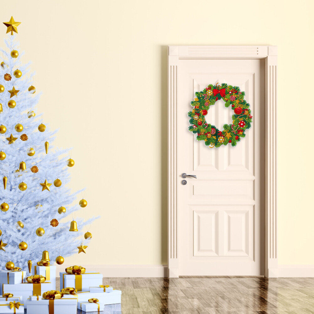 5D DIY Diamond Painting Wreath Christmas Picture Kit Garland Craft (WXQ040)