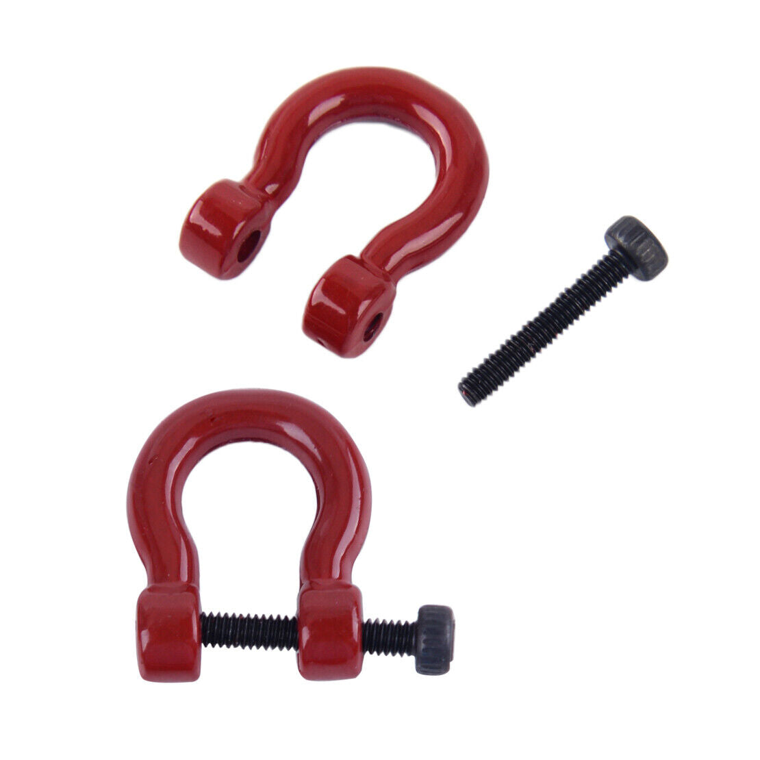 1/10 Metal 4pcs Hooks Hitch Tow Shackles fit for Traxxas TRX-4 RC Crawler Li