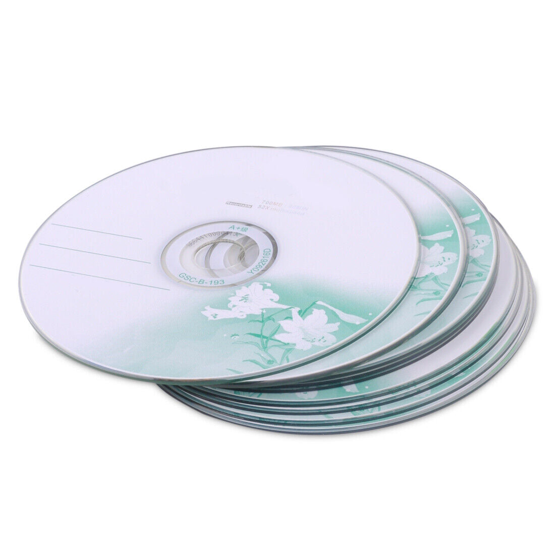 10x 52X 700MB Blank CD-R Recordable Media CD Discs 80min fit for Record Copy Li