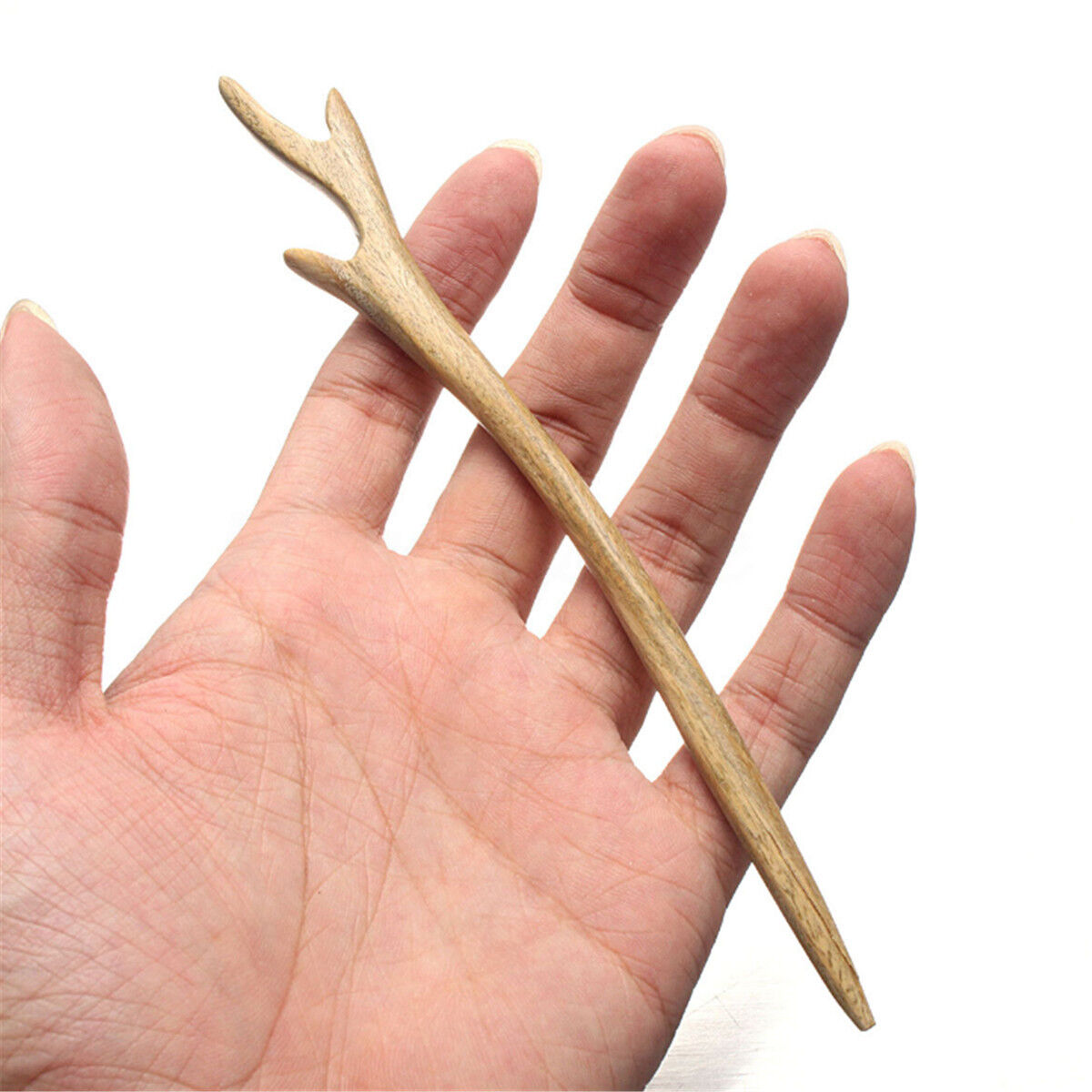 Wooden Hair Pin Stick Chopstick Wood Handmade Carved Hair Jewelry Random Gift
