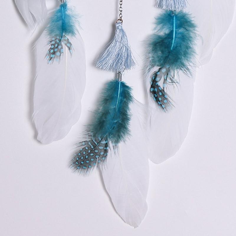 Handmade Dream Catchers with Feather Tassel Dreamcatcher Wall Hanging Decoration