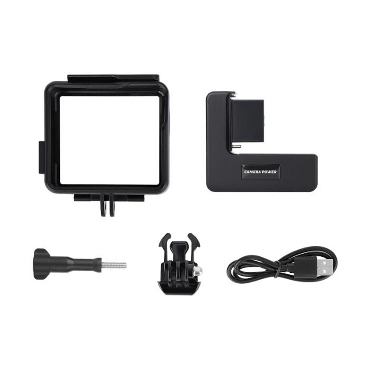 Side Power Bank Battery Protective Frame Case Parts for GoPro hero9 Accessories