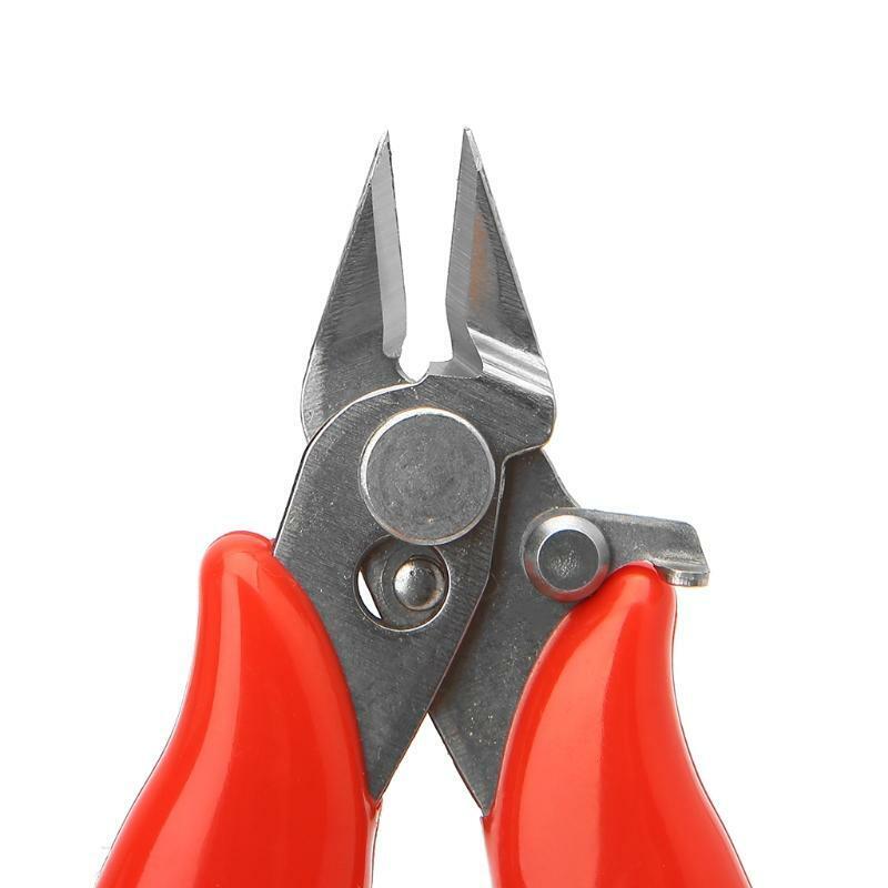 Mini 3.5" Diagonal Side Cutting Pliers Lock Cable Wire Cutter Repair Hand Tools