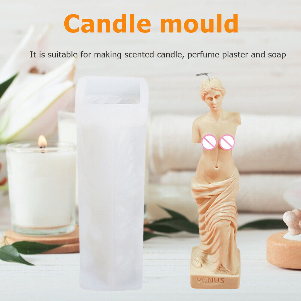 DIY Soap Mold Silicone Candle Making Wax Mould Human Body Shaped Handcraft