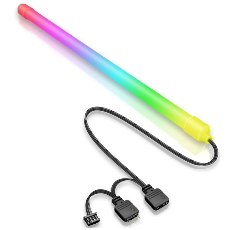 LED Strip Silicone RGB Stick PC Case Lighting Computer 360° Luminous Light Bar
