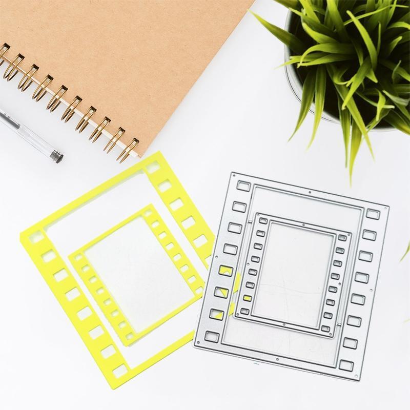 Rectangle Movie Frame Metal Die Cuts for DIY Paper Art Crafts Photo Album Decor