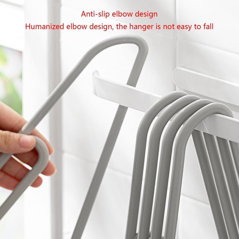 Creative Metal Hanging Hanger Rack Anti Corrosion Rust Proof Organizer Holder