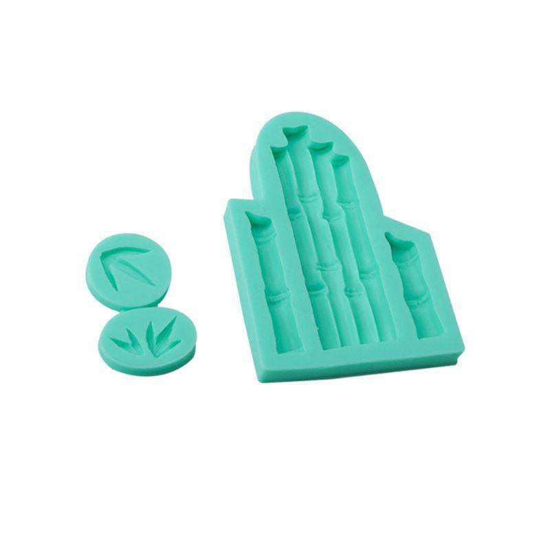 Bamboo & Leaves Mould Silicone Mold Fondant Cake Decorating Tool Gumpaste Sugarc