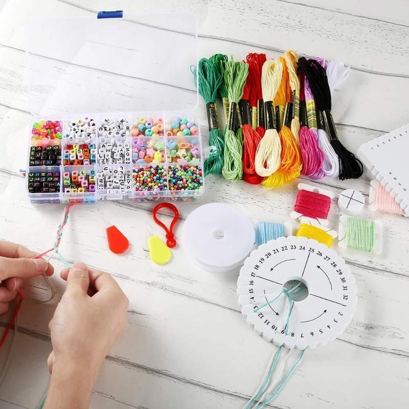 Jewelry Making Kit with Beads Charms Findings Pliers Beading Wire for Necklace