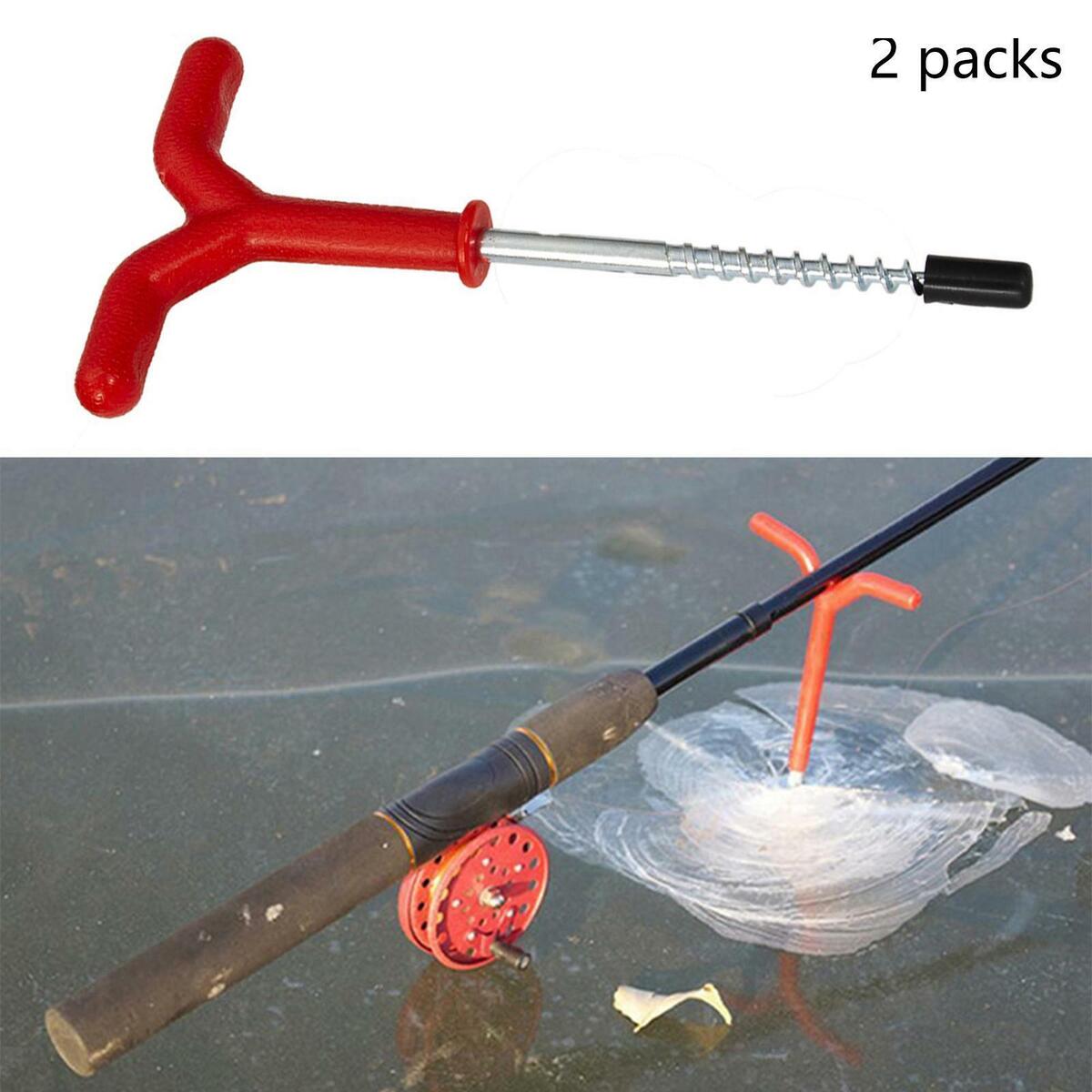 Universal Fishing Rod Support Stand Fishing Equiment Spiral for Camping